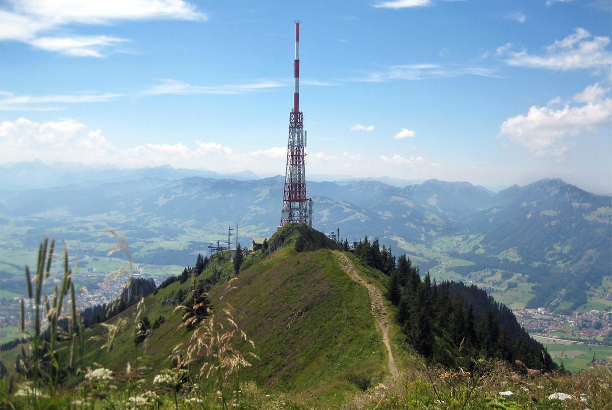 Wandererlebnis - Herrlicher Ausblick nach dem Aufstieg.