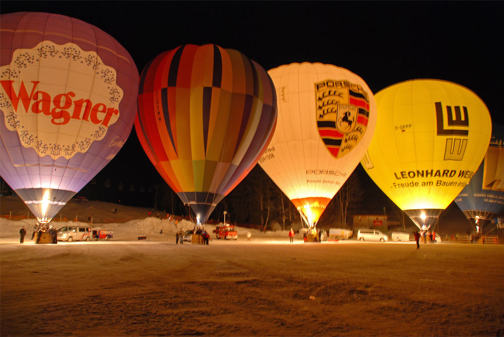 Ballonglühen.