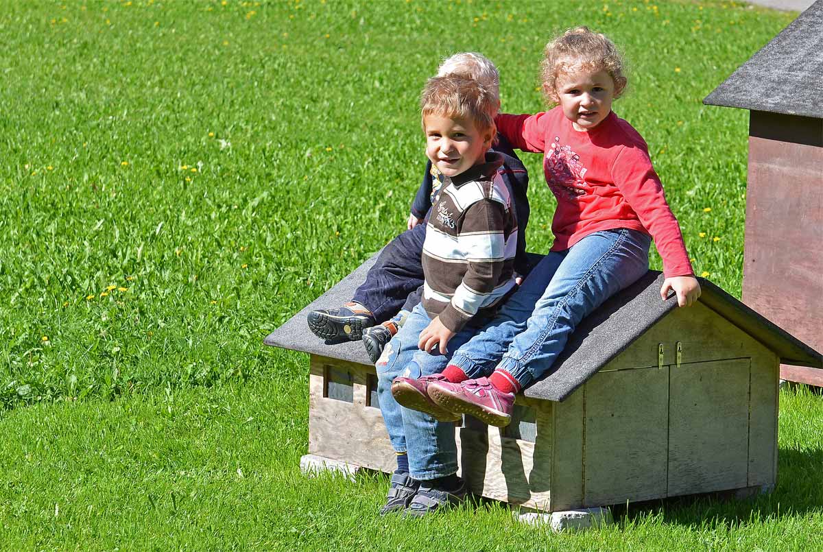 Hier haben Ihre Kinder Spaß.
