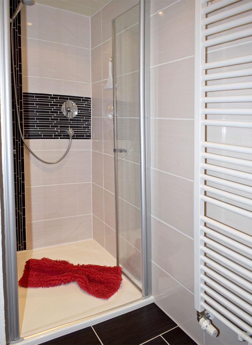 Moderne Dusche
